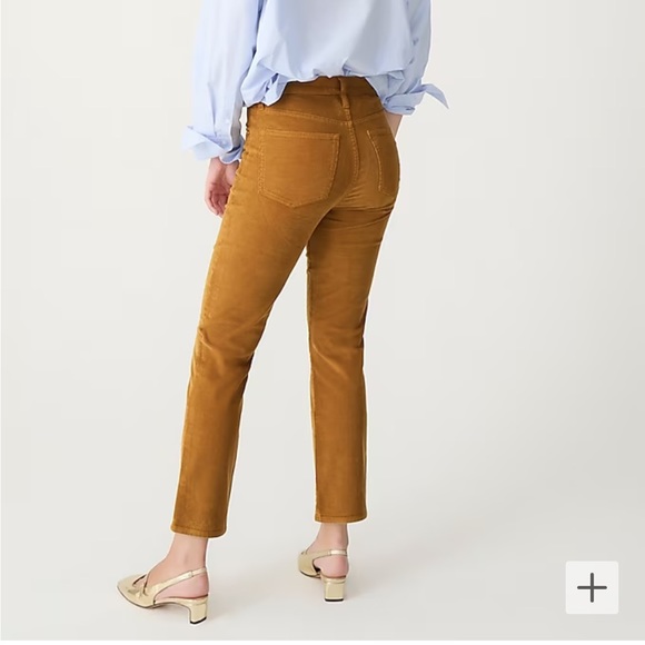 J Crew Vintage slim-straight corduroy pant in mustard - Picture 7 of 8